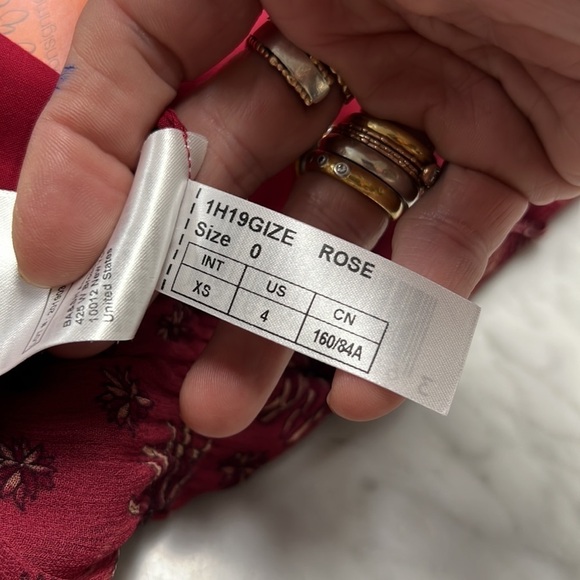 BA&SH Gizel Georgette Mini Dress Size XS/4 - Picture 8 of 14